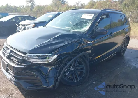 2022 Volkswagen Tiguan 2.0T Se R-Line Black from USA, damaged, VIN 3VVCB7AX7NM149894